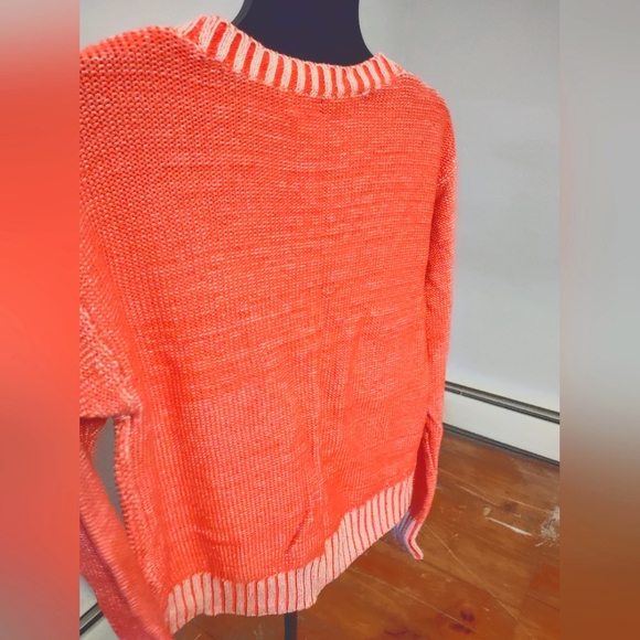 SOLD Coral Mossimo Supply co. Lg Sweater cozy cable knit - Picture 3 of 3